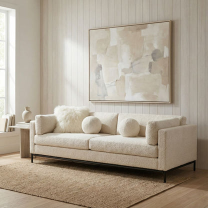 Palmer 99" Sofa - Coastal Sand