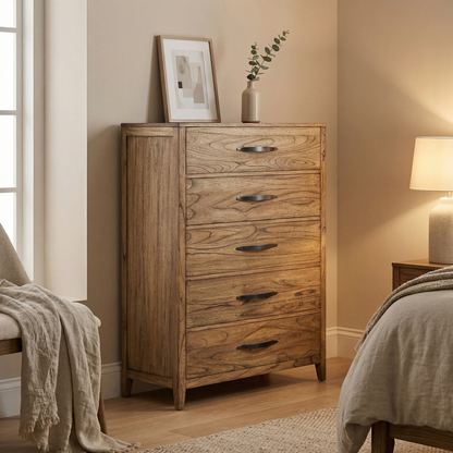 Provo 42" 5 Drawer Tall Chest - Sandrift