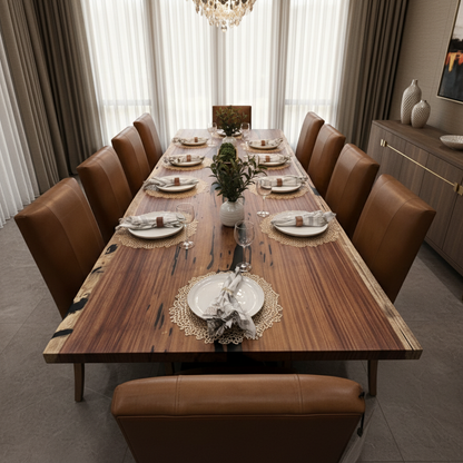 Nicoya 120" Guanacaste Live Edge Dining Table - Natural - SN398