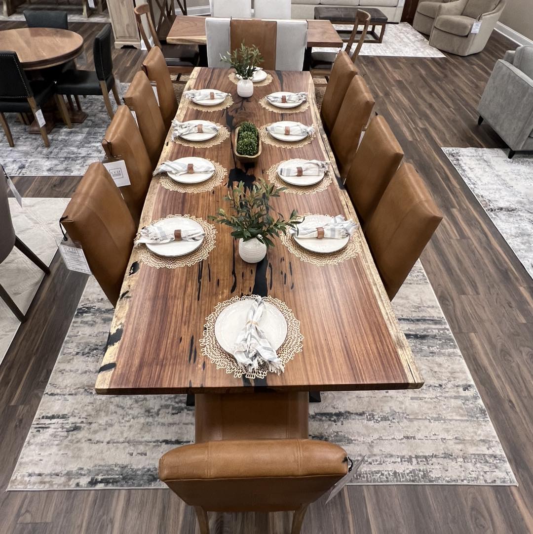 Nicoya 120" Guanacaste Live Edge Dining Table - Natural - SN398