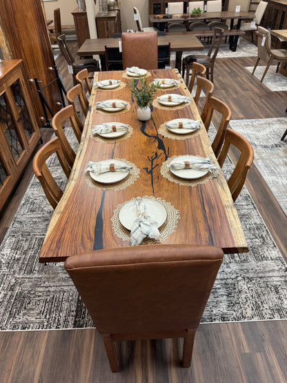 Nicoya 120" Guanacaste Live Edge Dining Table - Natural - SN398