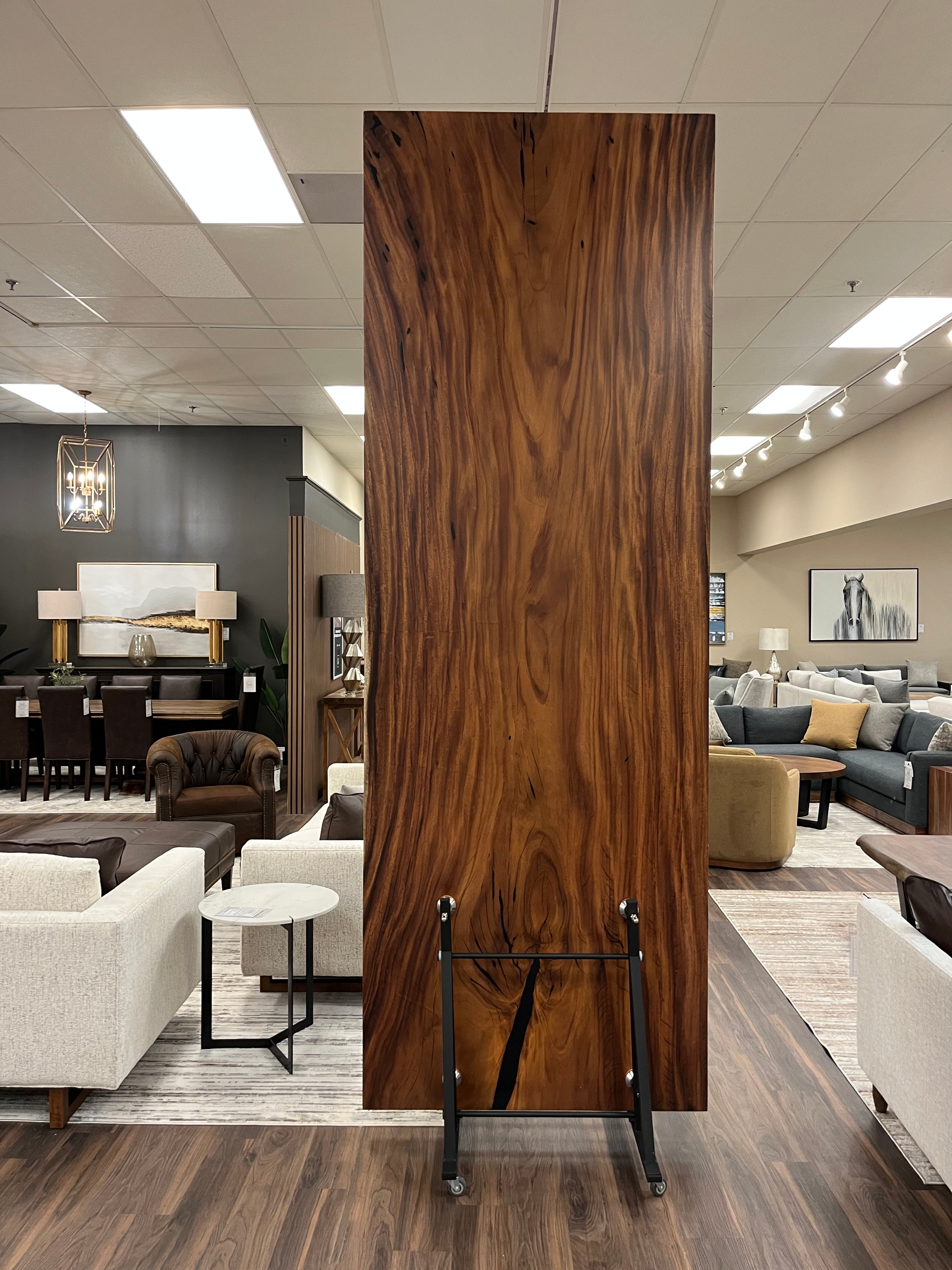 Avellanas 120" Guanacaste Live Edge Dining Table - Natural- SN402