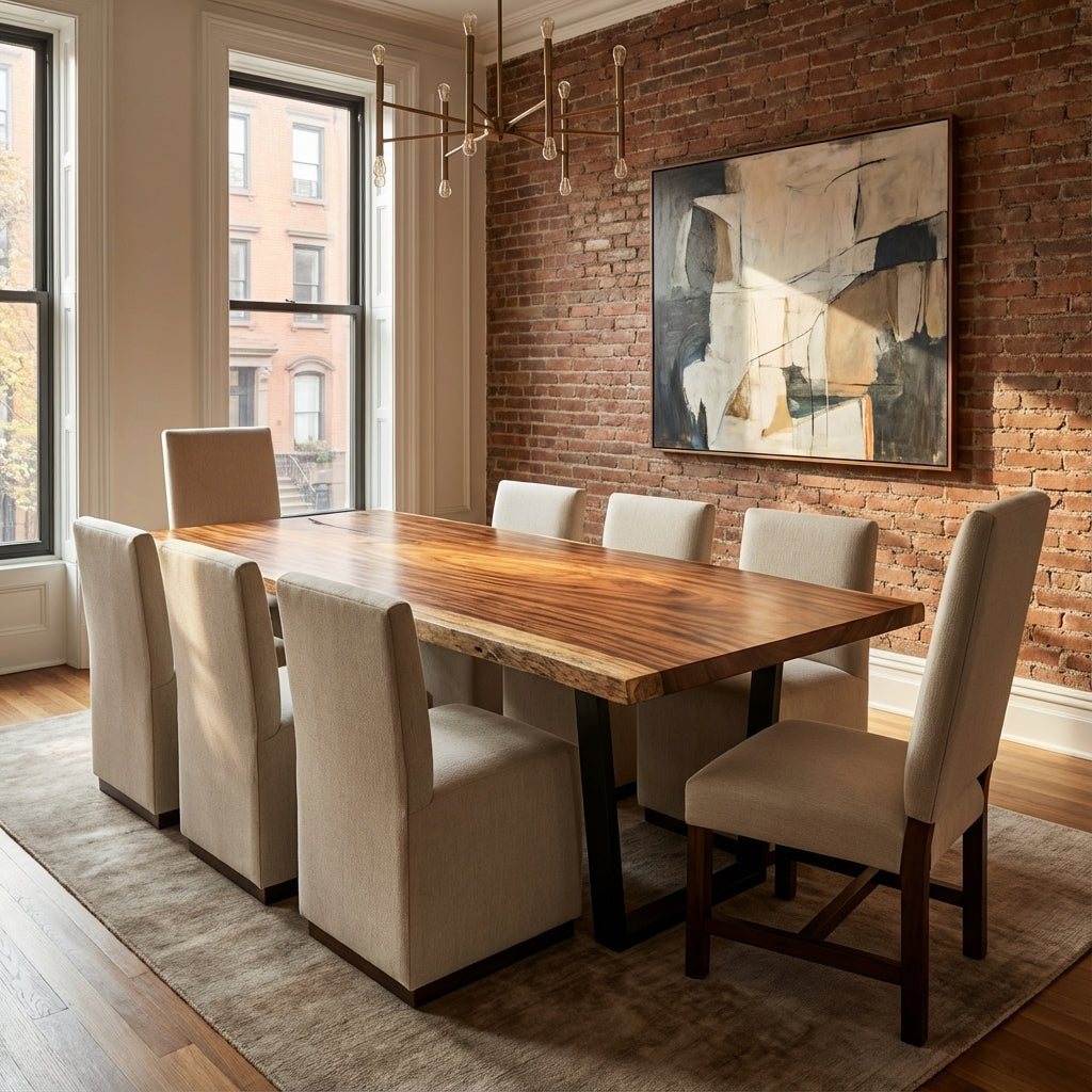 Nicoya 96" Guanacaste Live Edge Dining Table - Natural - SN415