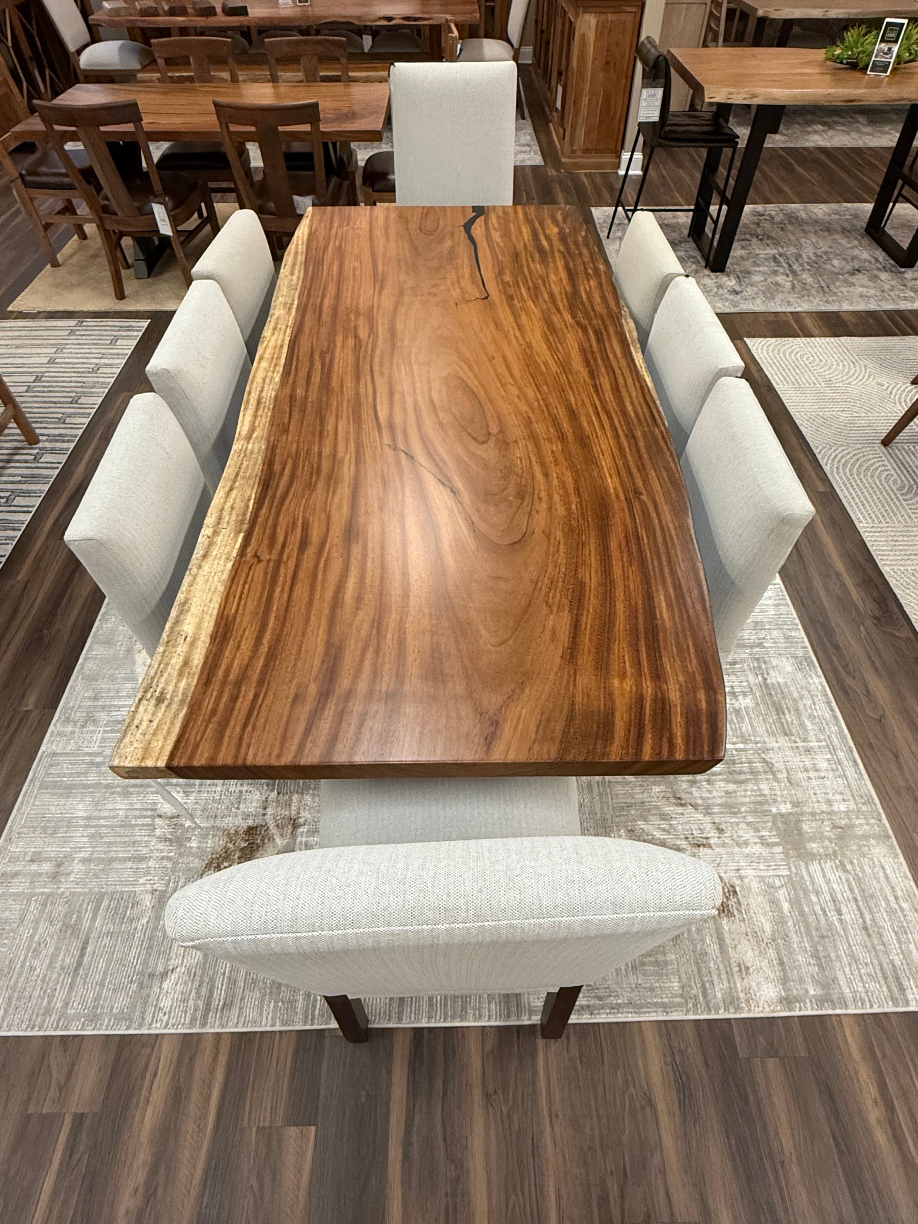 Nicoya 96" Guanacaste Live Edge Dining Table - Natural - SN415