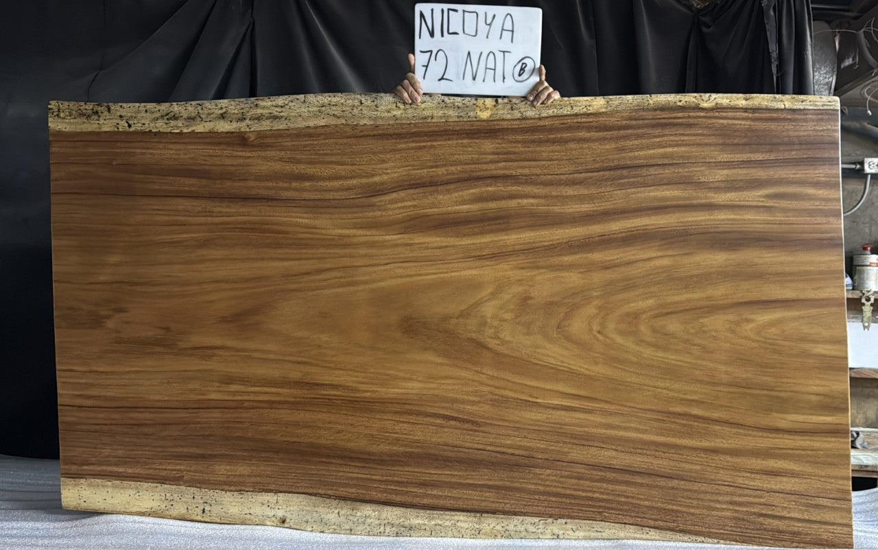 Nicoya 72" Guanacaste Live Edge Dining Table - Natural - SN568