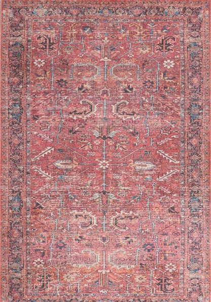 WCE - New Horizons Washable Area Rug - Brick