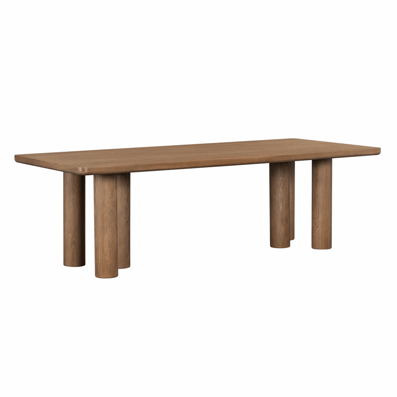 Cyrus 84" Oak Dining Table - Warm Oak