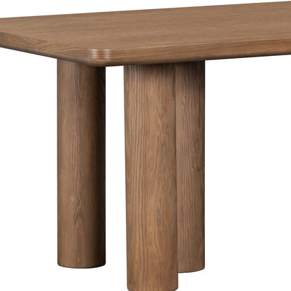 Cyrus 96" Oak Dining Table - Warm Oak