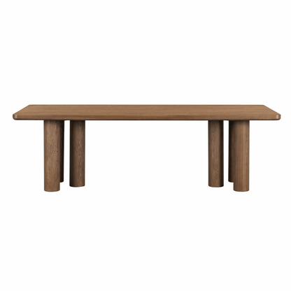 Cyrus 96" Oak Dining Table - Warm Oak