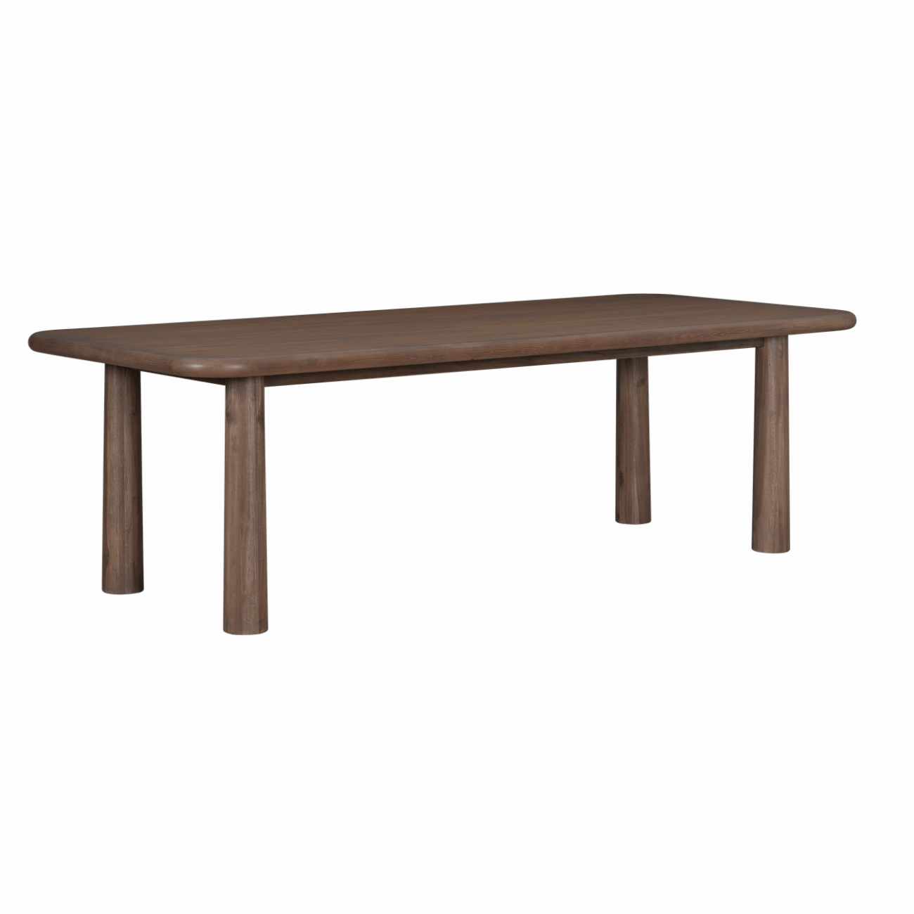 Bahari 84" Acacia Dining Table - Modern Mocha