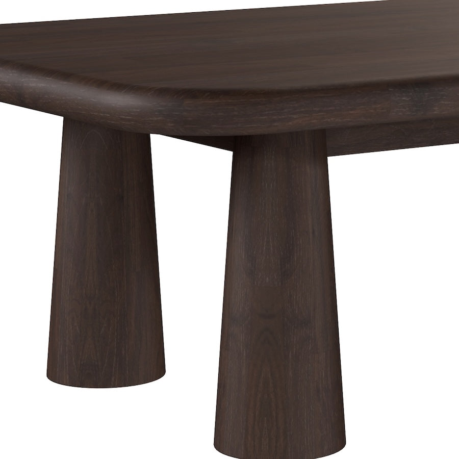 Caliste 22" Acacia End Table - Mocha