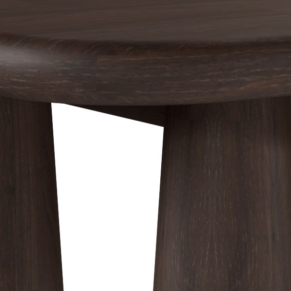 Caliste 22" Acacia End Table - Mocha