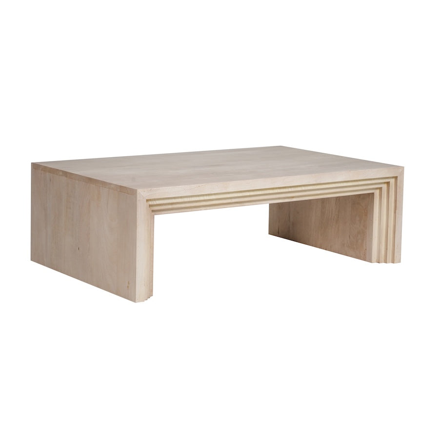 Paloma 54" Mango Coffee Table - Burnished Ash