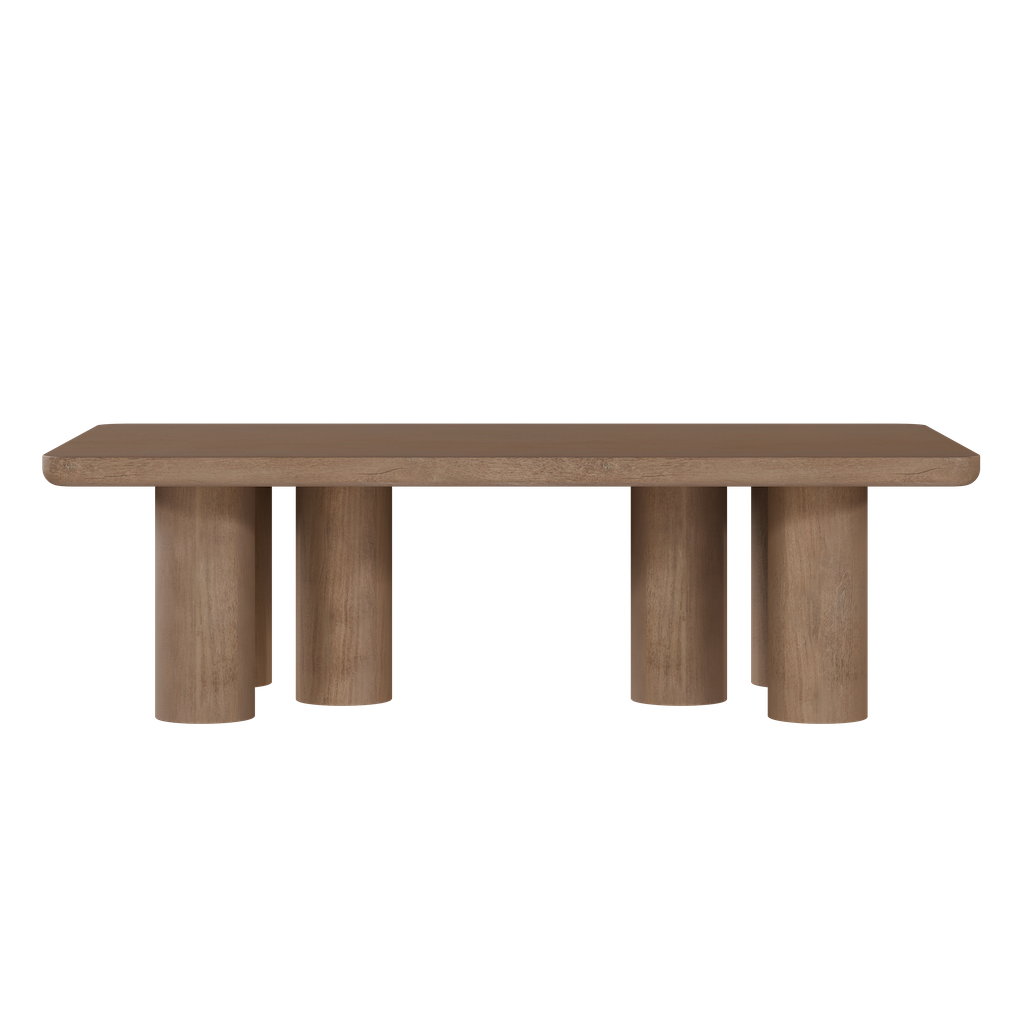 Preston 54" Oak Coffee Table - Warm Oak