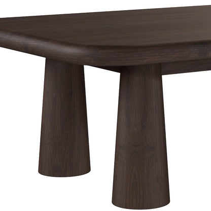 Azalea 54" Acacia Coffee Table - Modern Mocha