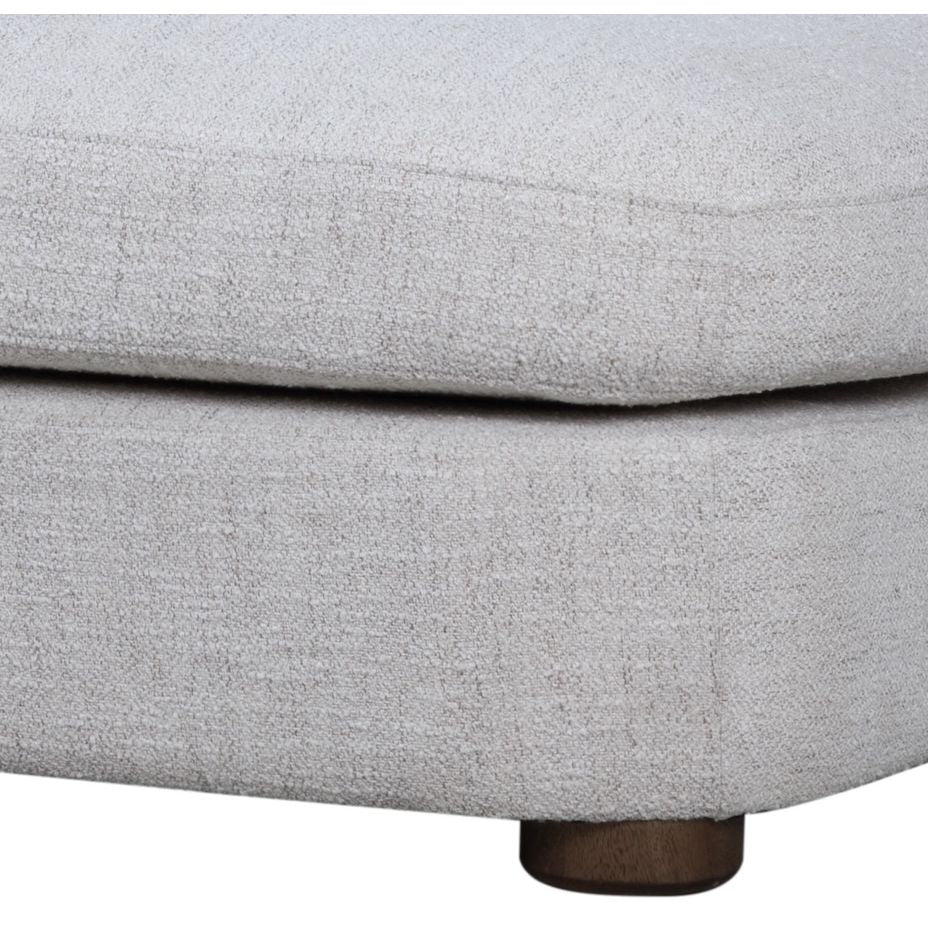 Brycen 114" 2 Cushion Sofa + LAF Chaise - Canvas Linen