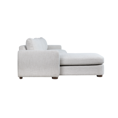 Brycen 114" 2 Cushion Sofa + LAF Chaise - Canvas Linen
