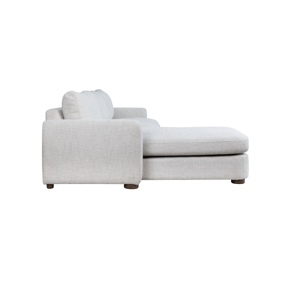 Brycen 114" 2 Cushion Sofa + LAF Chaise - Canvas Linen
