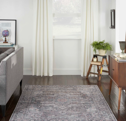 WCE - New Horizons Washable Area Rug - Grey/Multi