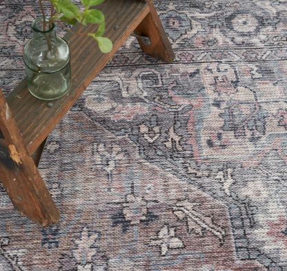 WCE - New Horizons Washable Area Rug - Grey/Multi