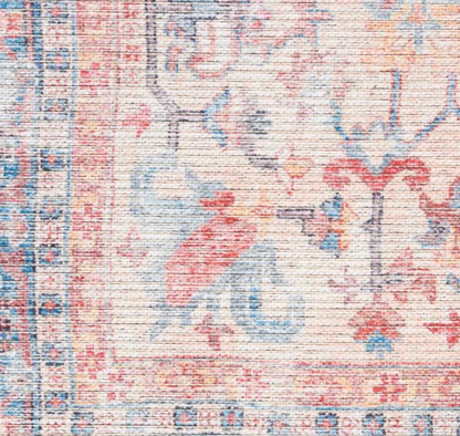 WCE - New Horizons Washable Area Rug - Blue/Multi