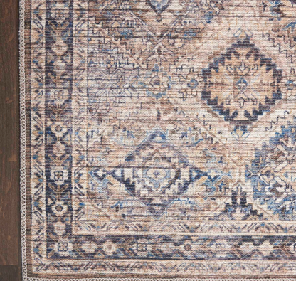 WCE - New Horizons Washable Area Rug - Ivory/Latte