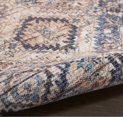 WCE - New Horizons Washable Area Rug - Ivory/Latte