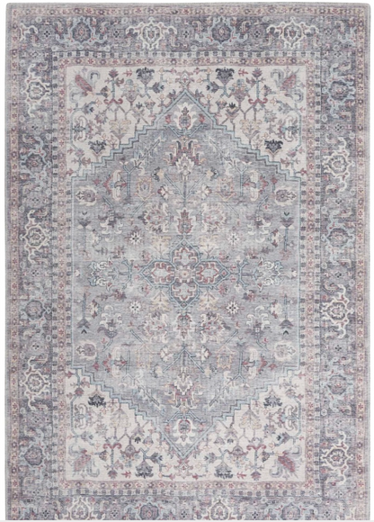 WCE - New Horizons Washable Area Rug - Grey