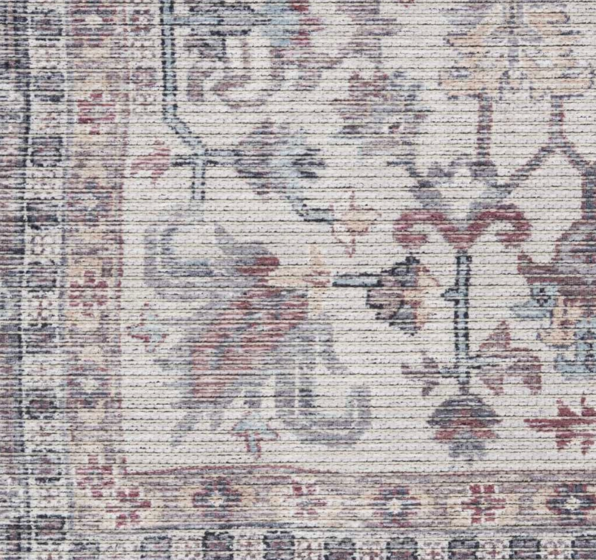 WCE - New Horizons Washable Area Rug - Grey