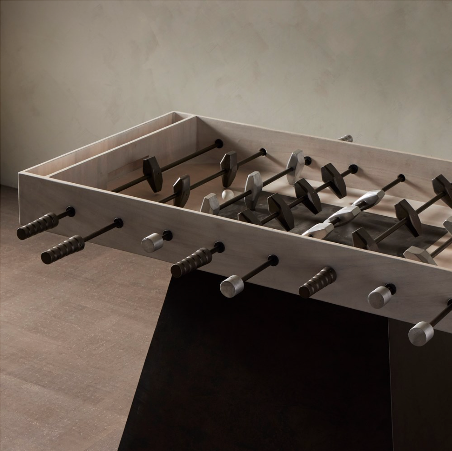 Archer 56" Guanacaste Foosball Table - Bleached Guanacaste