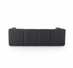 August U-Shape Dining Banquette - Boucle Charcoal