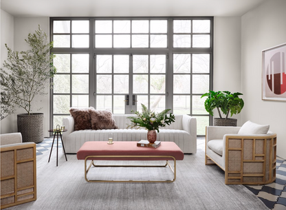 Augustus 88" Bench Seat Sofa - Dover