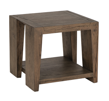 Travis 24" Cracked Oak End Table