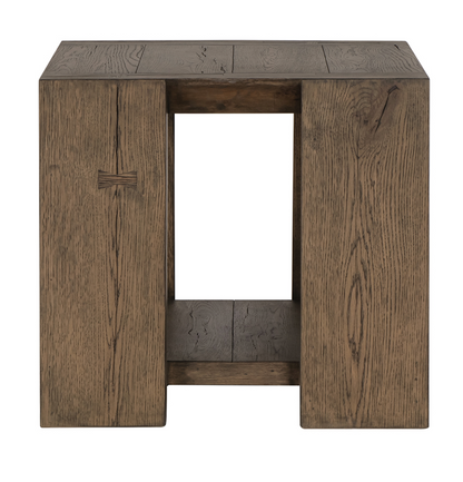 Travis 24" Cracked Oak End Table