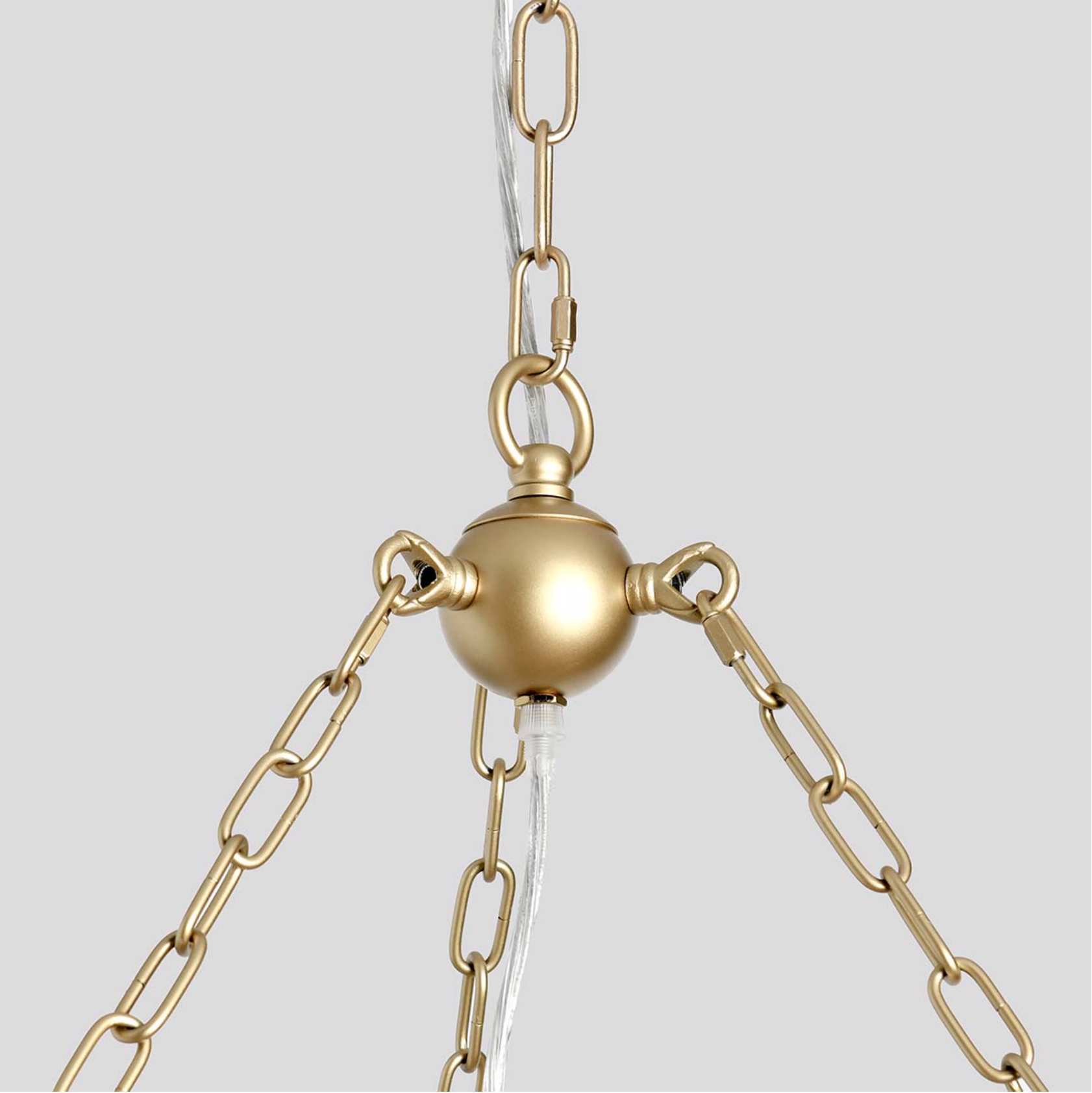 Alexis 28" Beaded Chandelier - Architectural White
