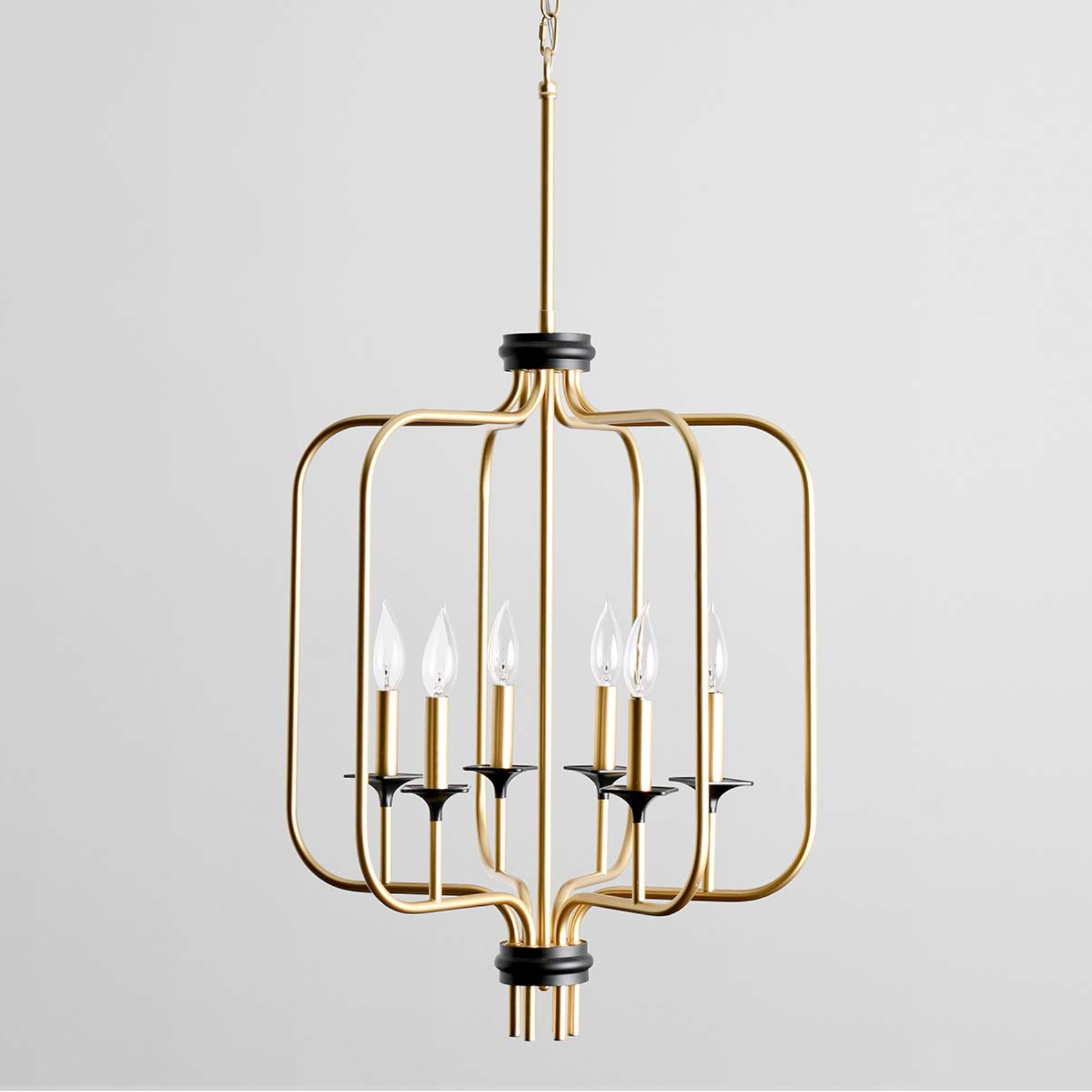 Luzerne 20" Iron Chandelier - Gold