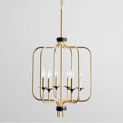 Luzerne 20" Iron Chandelier - Gold