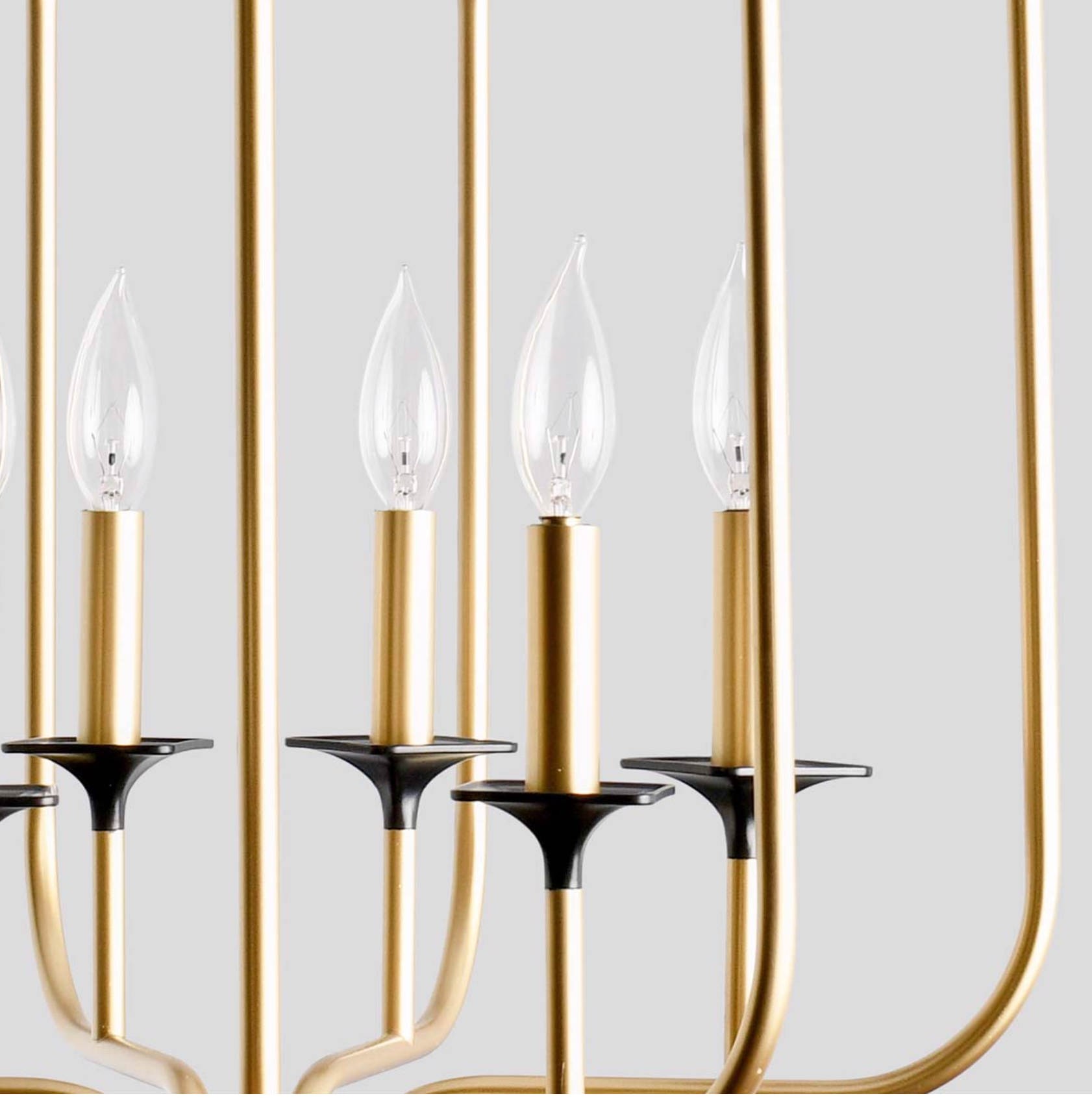 Luzerne 20" Iron Chandelier - Gold