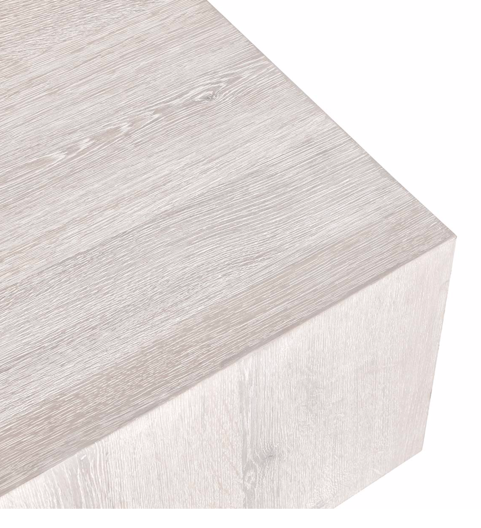 Dane 42" Square Oak Coffee Table Table - White