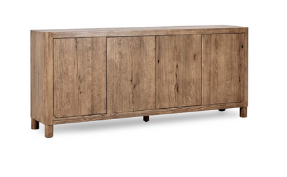 Owen 80" 4 Door Oak Sideboard - Natural Oak