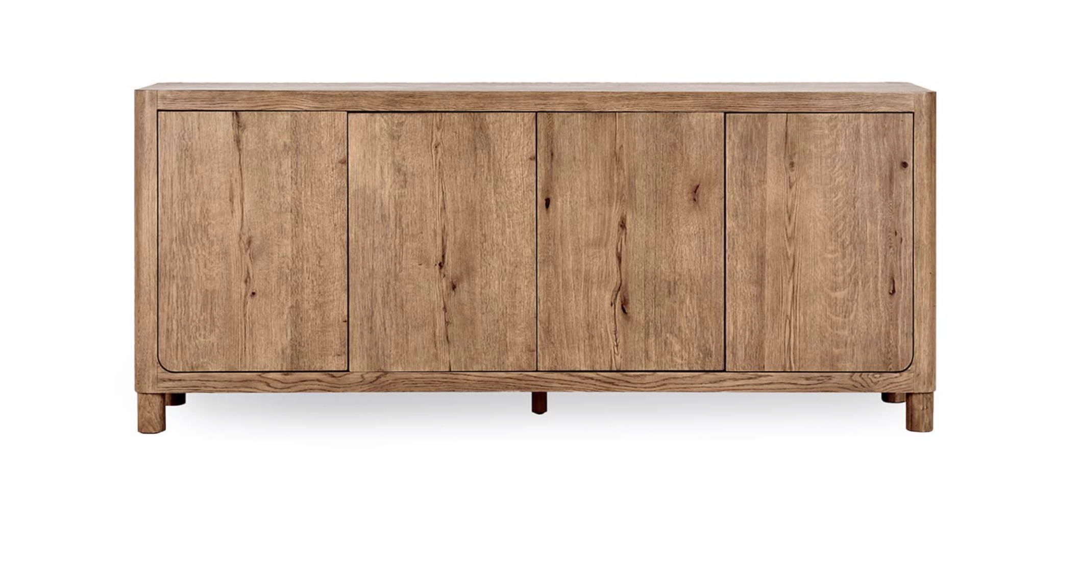 Owen 80" 4 Door Oak Sideboard - Natural Oak