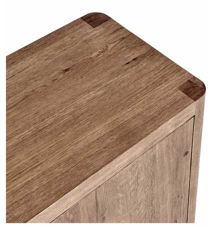 Owen 80" 4 Door Oak Sideboard - Natural Oak