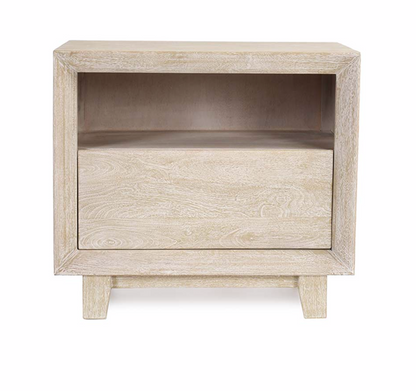 Reese 27" Single Drawer Nightstand - New White Wash