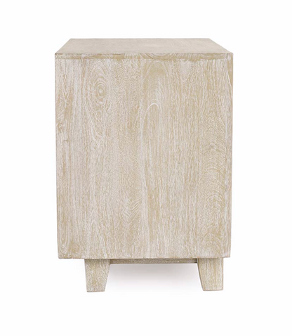 Reese 27" Single Drawer Nightstand - New White Wash