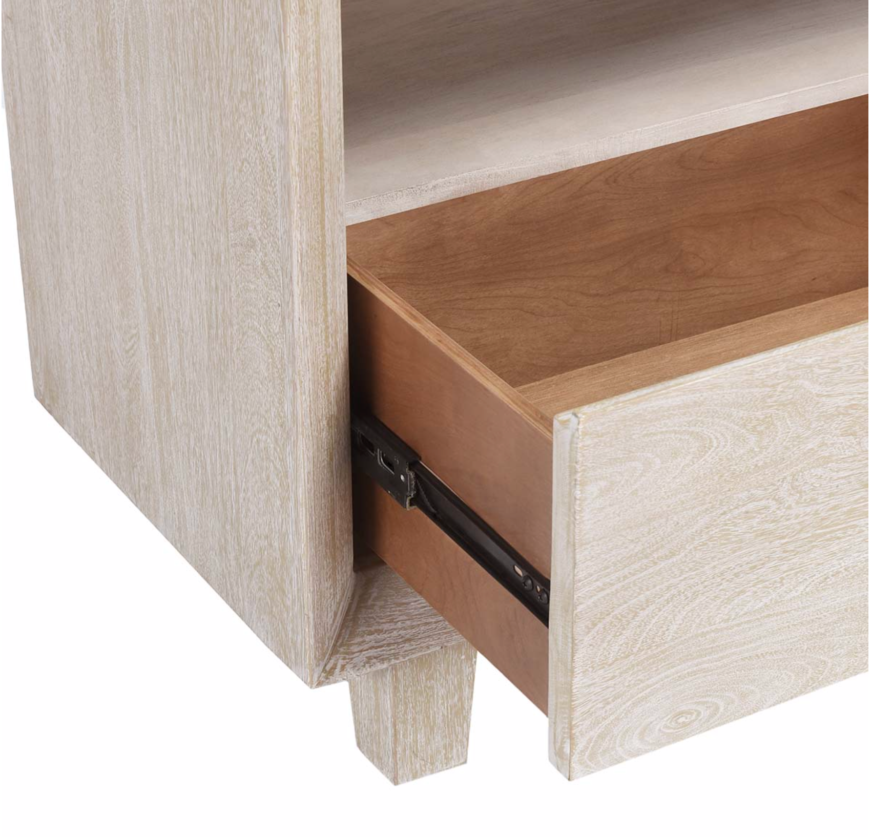 Reese 27" Single Drawer Nightstand - New White Wash