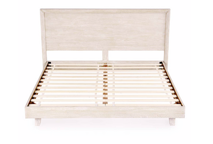 Reese 85" King Bed - New White Wash