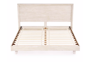 Reese King Bed - New White Wash