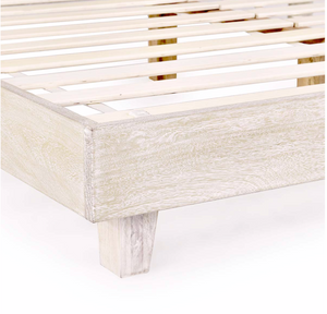 Reese California King Bed - New White Wash