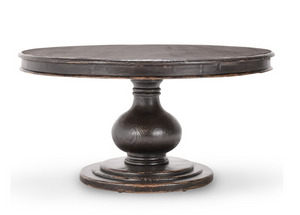 Bradford 60" Round Dining Table - Antique Black