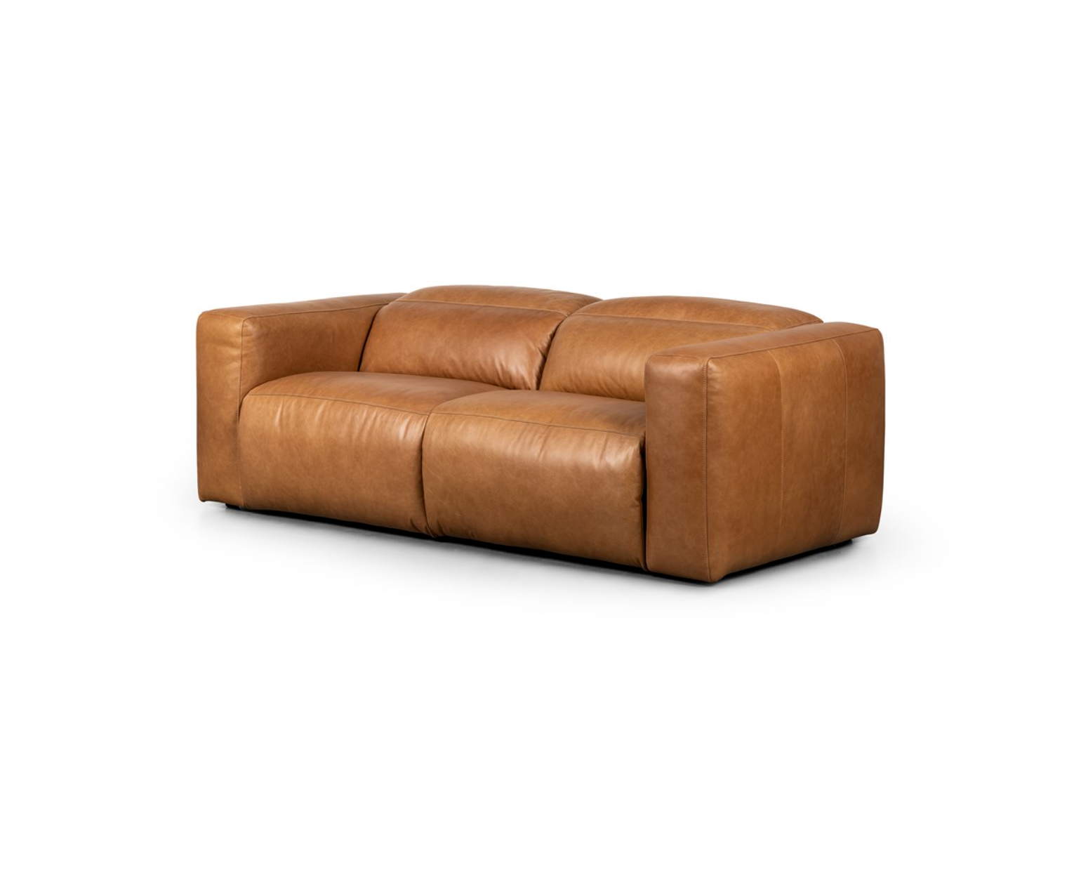 Radford 91" 2 Cushion Top Grain Leather Power Motion Sofa - Butterscotch